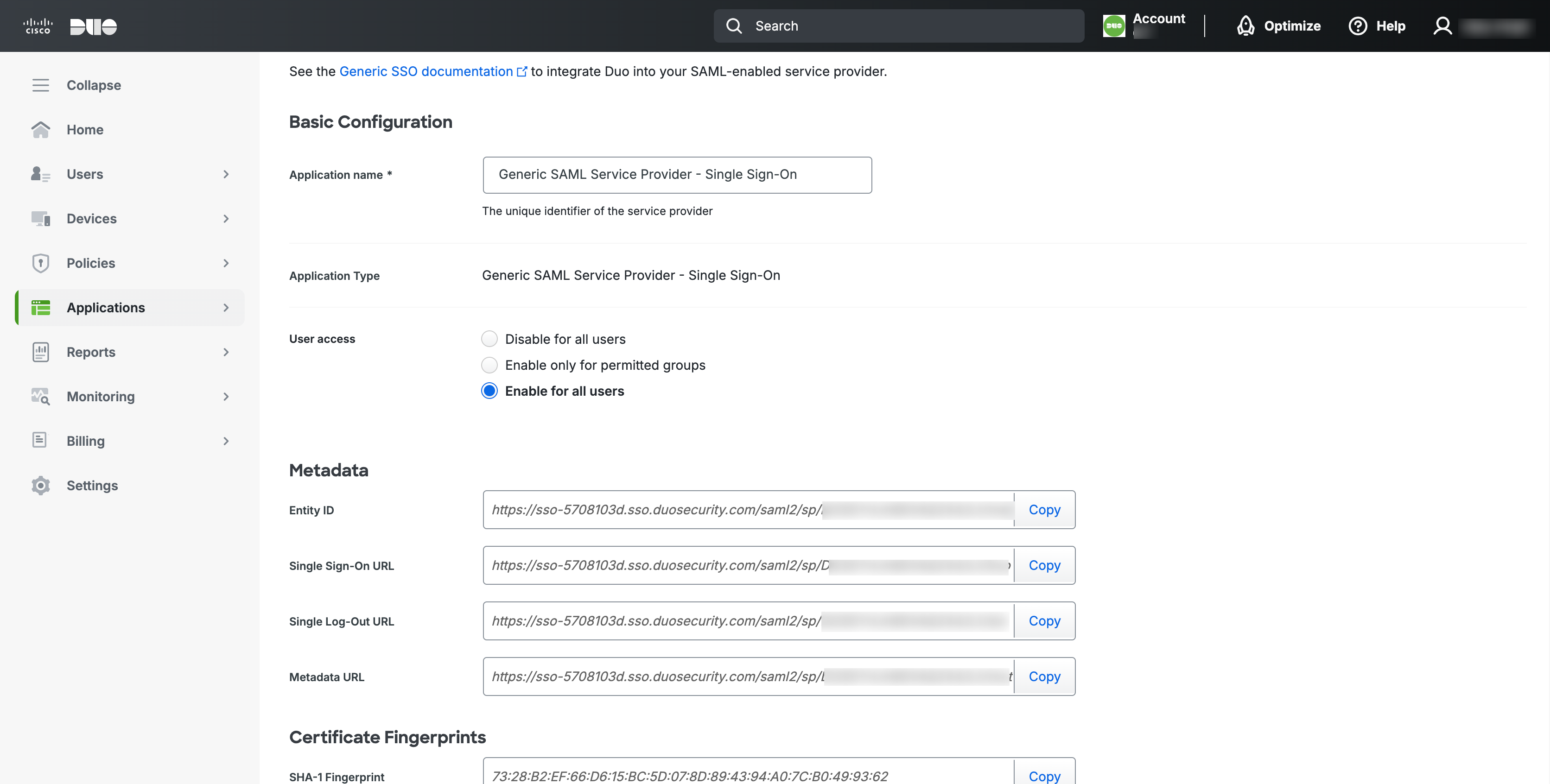 Duo Service Provider