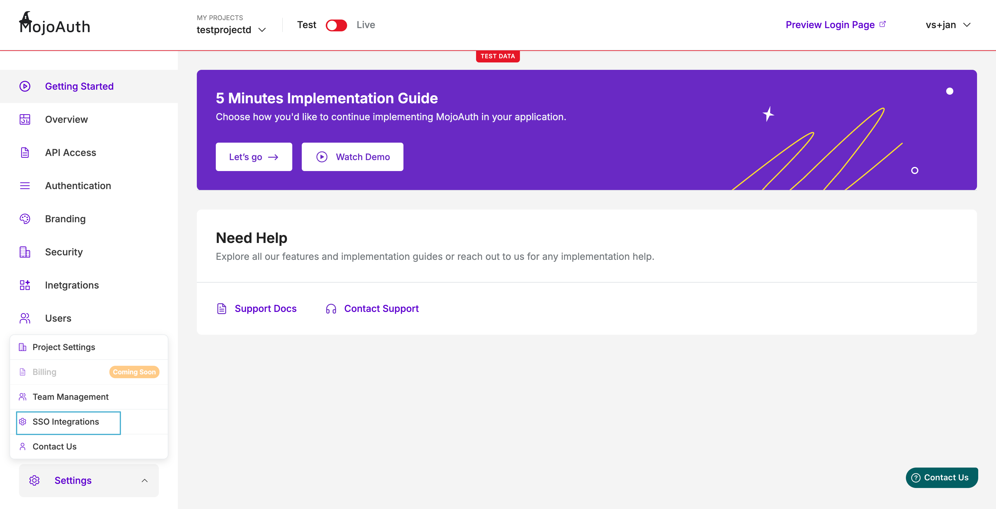 MojoAuth duo security Config